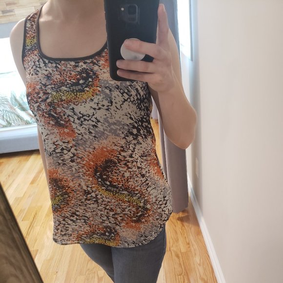 Multicolor Abstract Tank - Picture 2 of 4